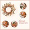 14 Inches 2 Pcs Fall Wreaths for Front Door(14"-2pcs)3"D x 14"W x 14"H